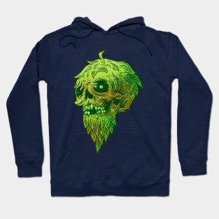 Hop Flower Skull Beer Hops IPA Lager Hoodie